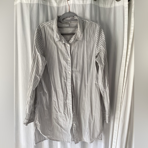 Garnet Hill button down tunic - Picture 1 of 2